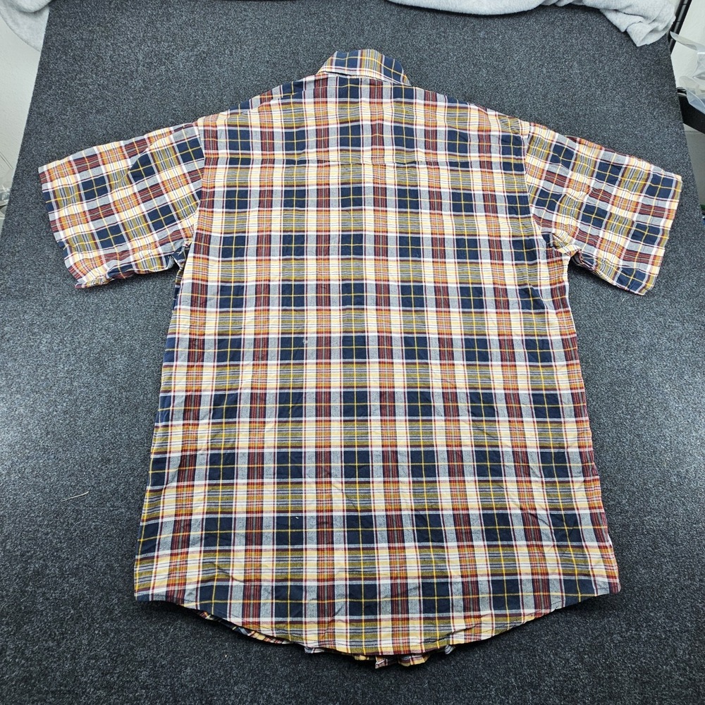 Twenty X Wrangler Men's L Multicolor Plaid Long Sleeve Button Down Shirt - Picture 5 of 7